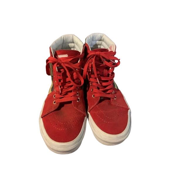 Captain Marvel x Vans sneakers shoes Men's 6.5 Women's 8 Earth 616's Sk8 HiTopsi - Picture 2 of 9